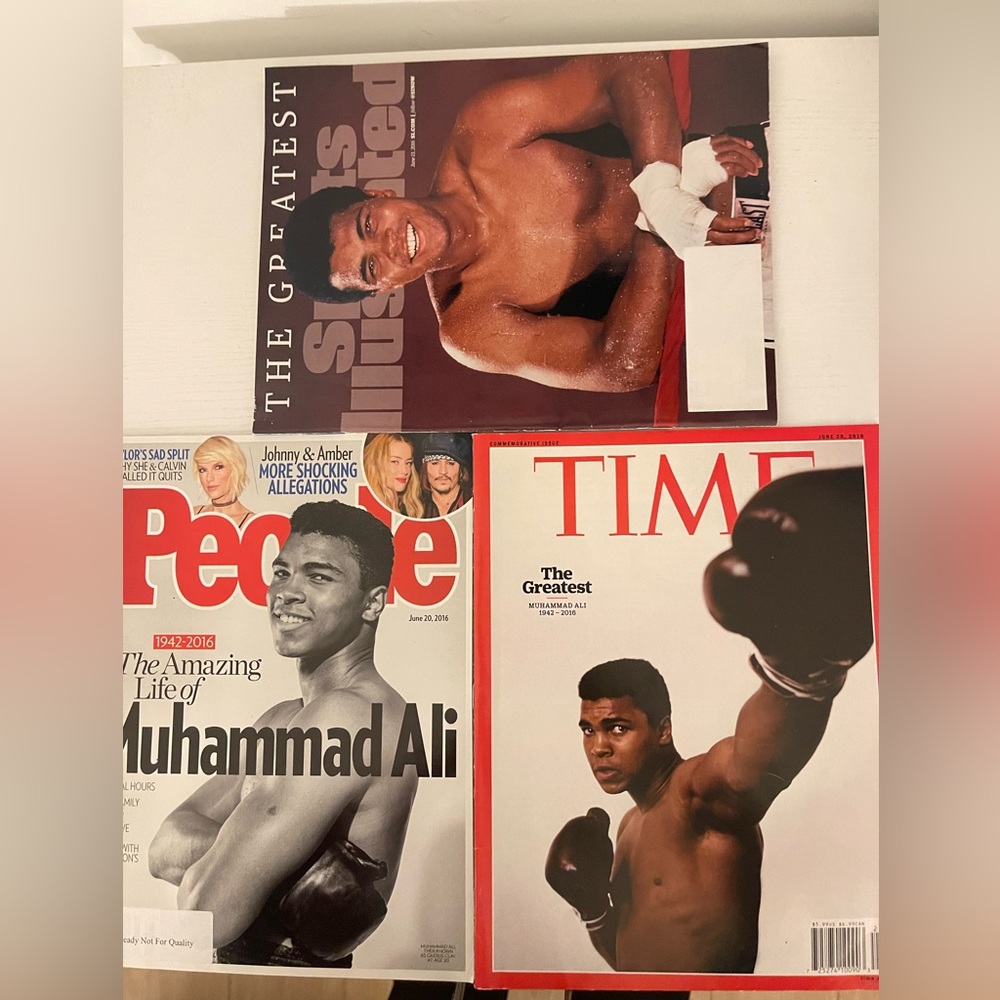 People, Sports Illustrated, Time Muhammad Ali Special Edition Tribute Magazines